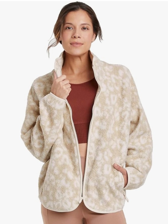 all in motion Jackets & Blazers - All in Motion Women's Sherpa Cropped Jacket Size M